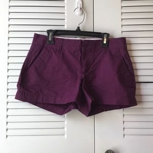 Old navy size zero violet shorts